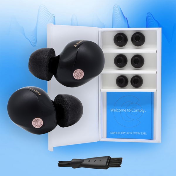 Comply Foam NEW TrueGrip‚Ñ¢ Premium Ear Tips for Sony True Wireless Earbuds