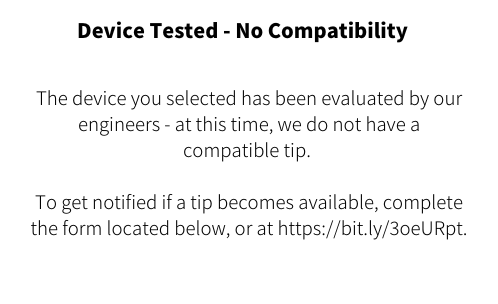 Device Tested - Comply Foam