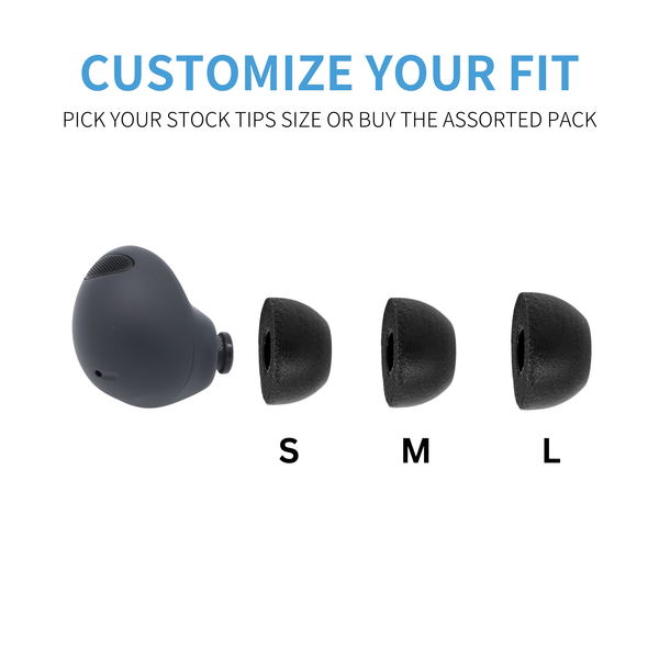 Comply Foam NEW TrueGrip™ Premium Foam Ear Tips for Samsung Galaxy Buds2 Pro