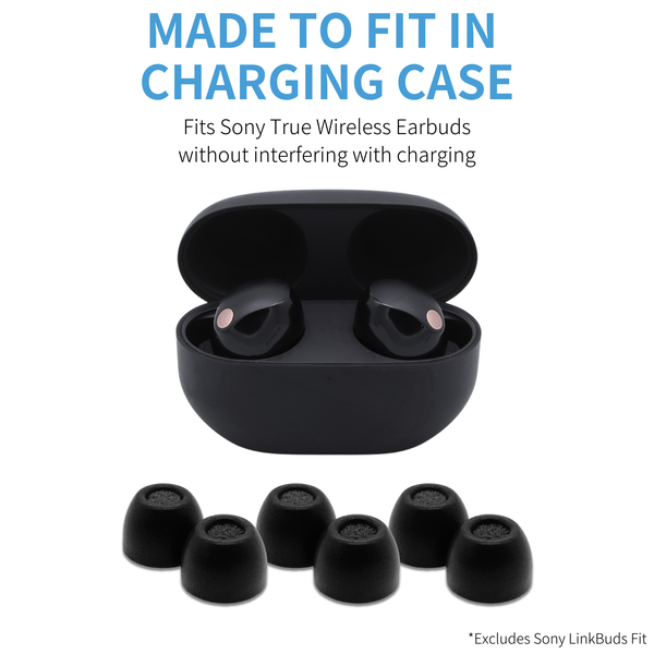 Comply Foam NEW TrueGrip‚Ñ¢ Premium Ear Tips for Sony True Wireless Earbuds